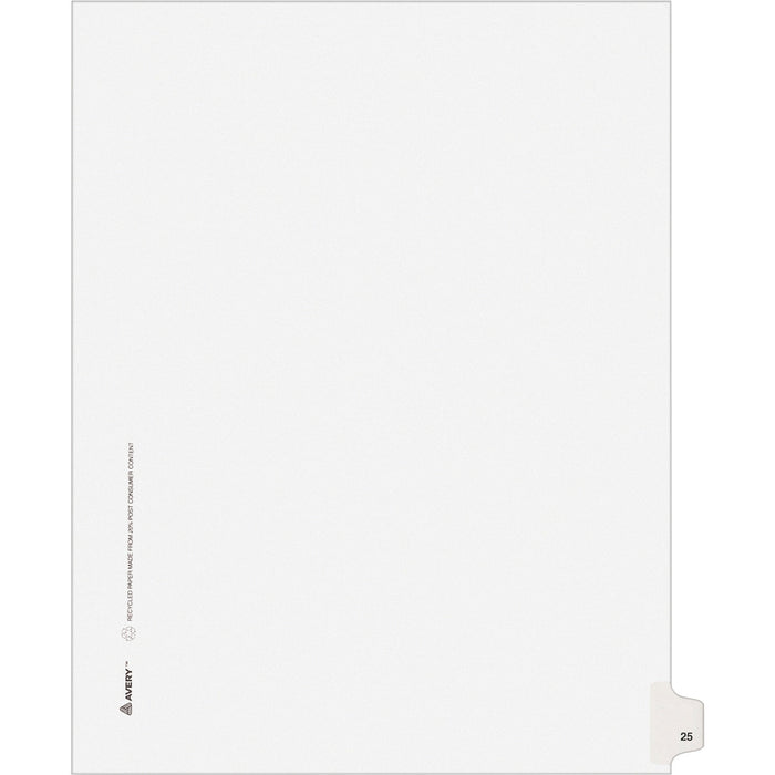 Avery&reg; Individual Legal Exhibit Dividers - Avery Style - AVE01025