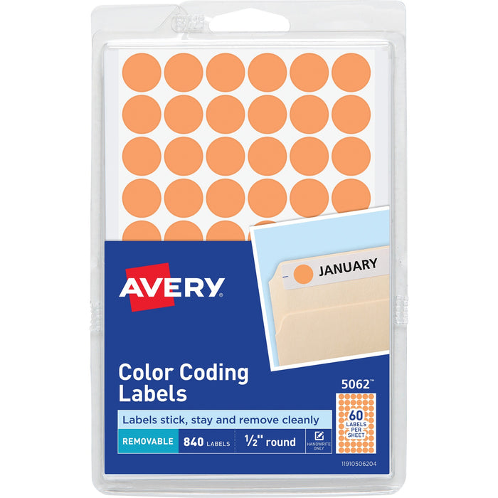 Avery&reg; Color-Coding Labels - AVE05062