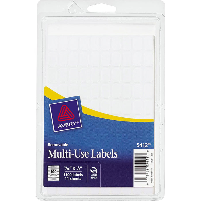 Avery&reg; Removable ID Labels - AVE05412