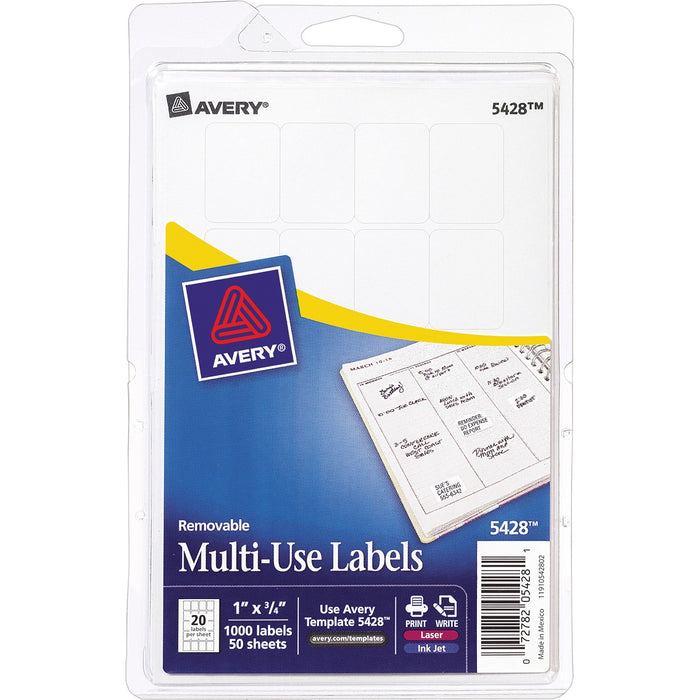 Avery&reg; Removable ID Labels - AVE05428