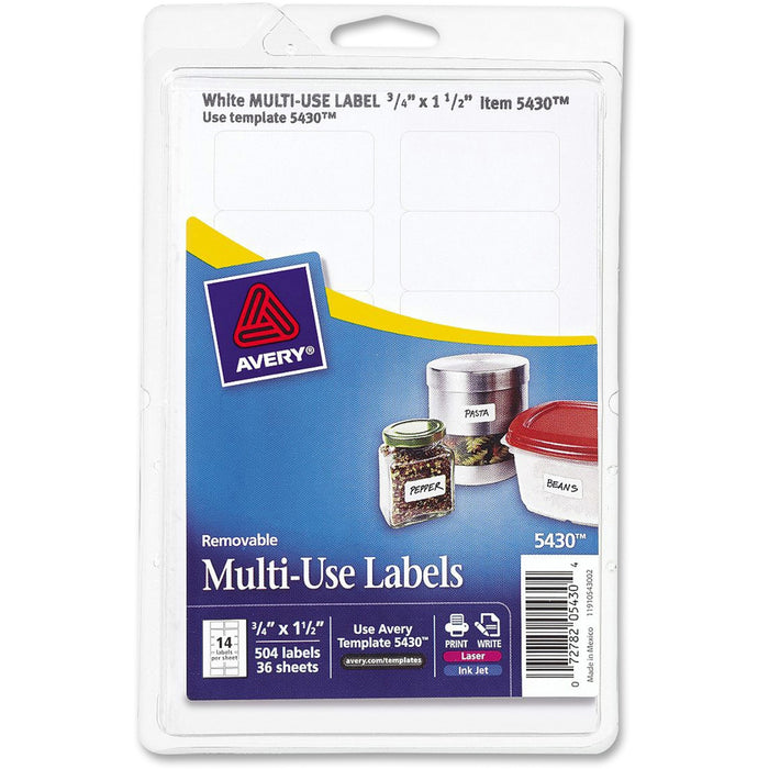 Avery&reg; Removable ID Labels - AVE05430