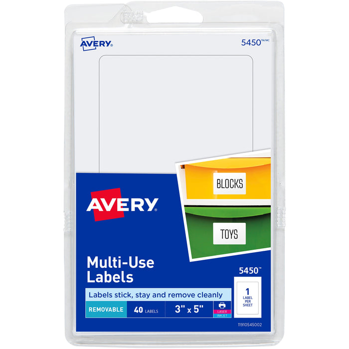 Avery&reg; Removable ID Labels - AVE05450