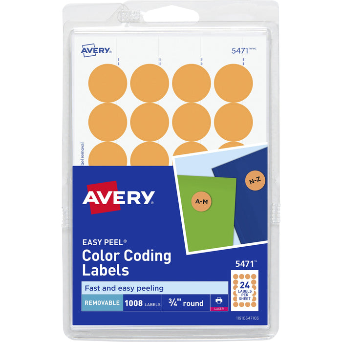 Avery&reg; Color-Coding Labels - AVE05471