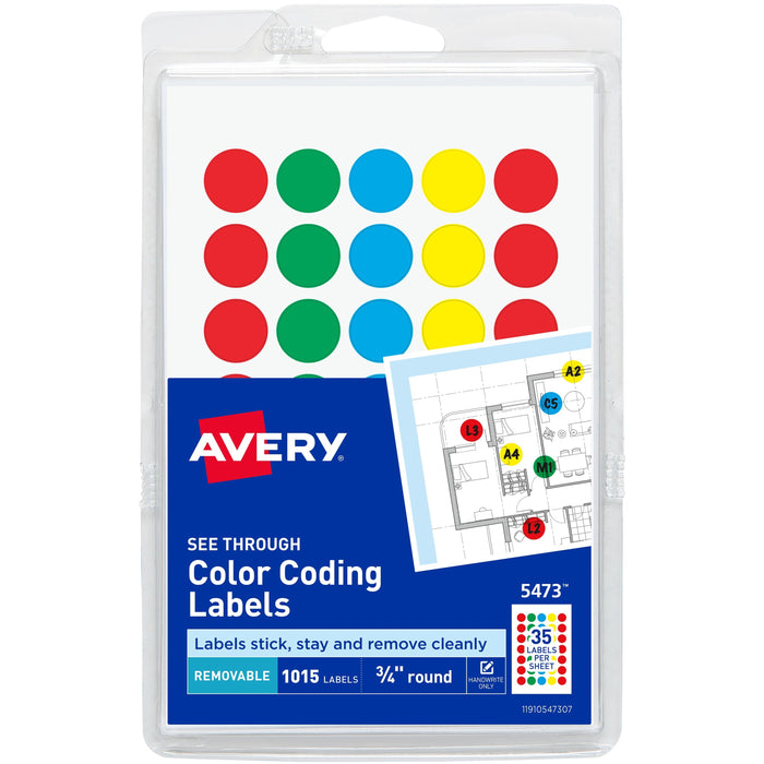 Avery&reg; Color Coded Label - AVE05473