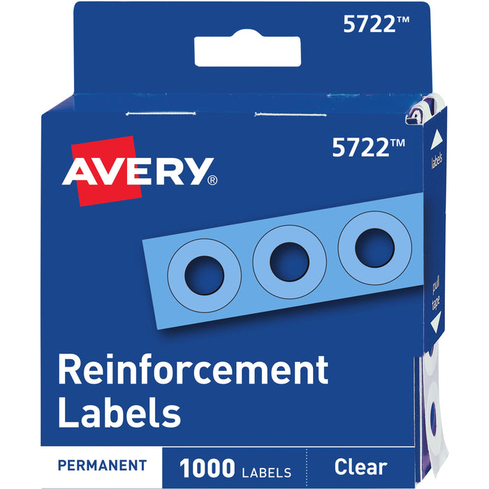 Avery&reg; Hole Reinforcement Label Rings - AVE05722