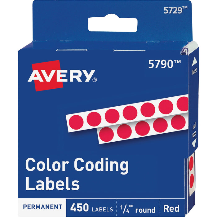 Avery&reg; 1/4" Color-Coding Labels - AVE05790