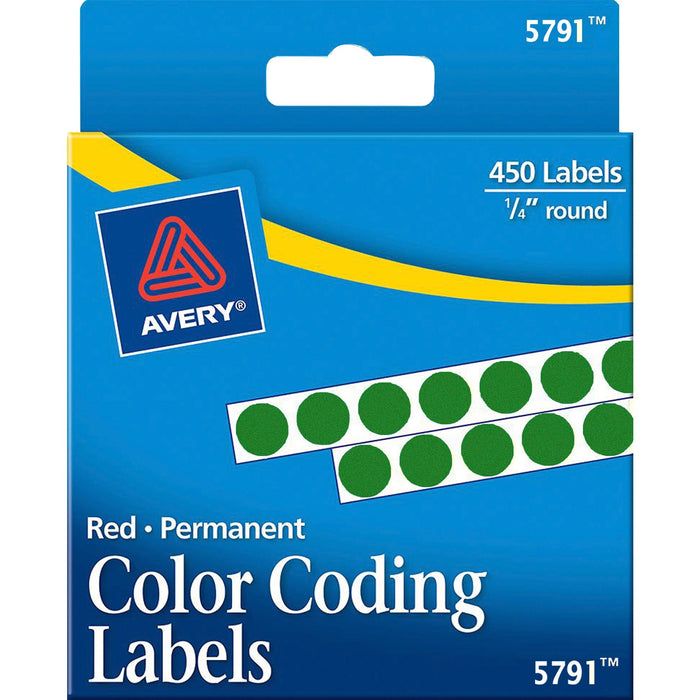 Avery&reg; 1/4" Color-Coding Labels - AVE05791