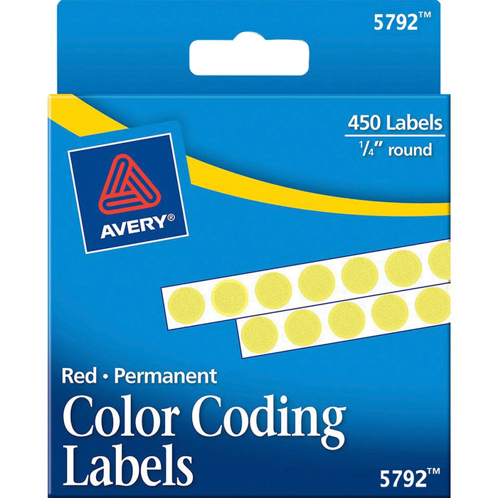 Avery&reg; 1/4" Color-Coding Labels - AVE05792