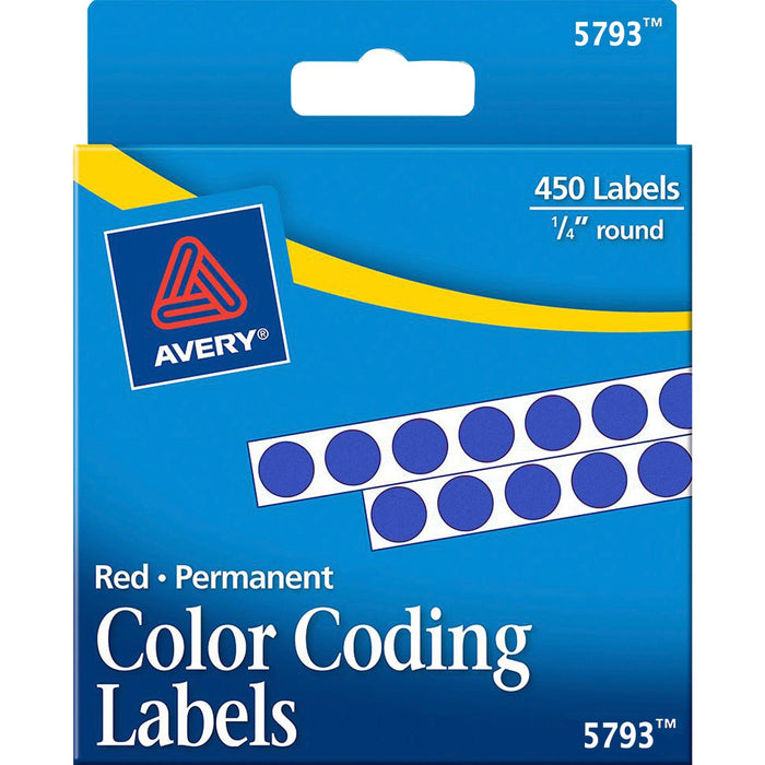 Avery&reg; 1/4" Color-Coding Labels - AVE05793