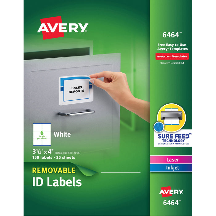 Avery&reg; Removable I.D. Labels - AVE6464