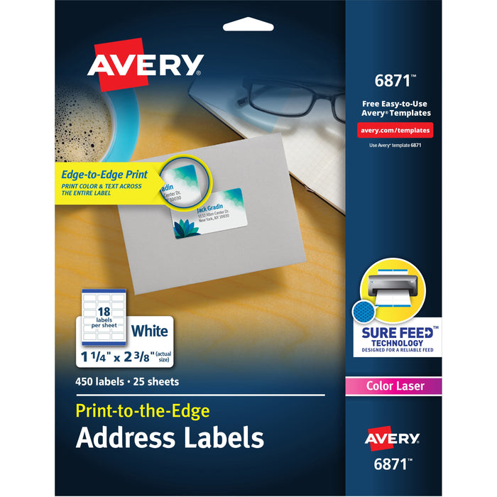 Avery&reg; Print-to-the-Edge Shipping Labels - AVE6871