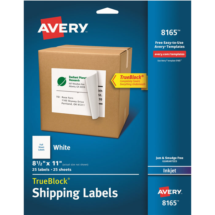 Avery&reg; TrueBlock Shipping Labels - AVE8165