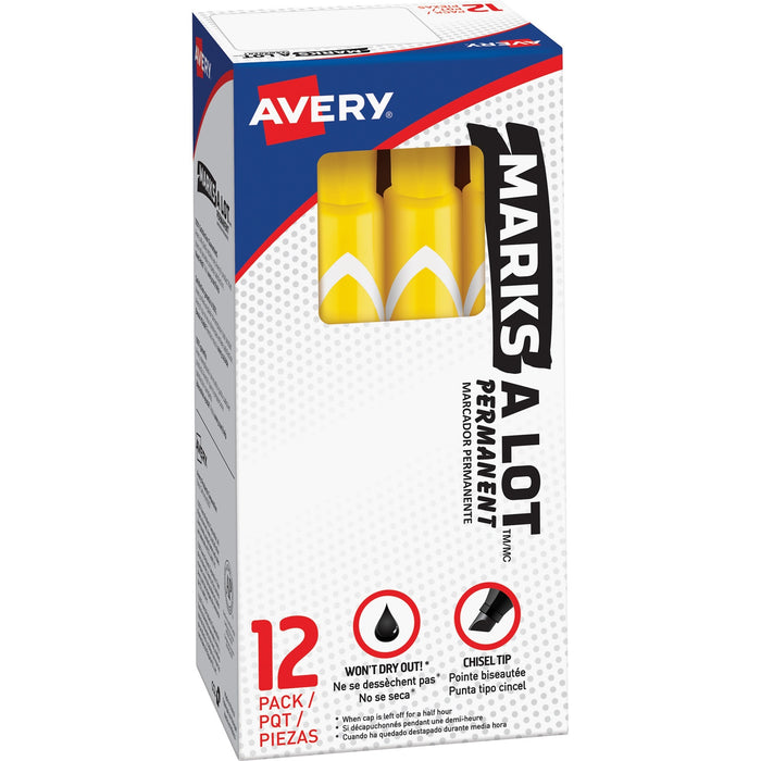 Avery&reg; Large Desk-Style Permanent Markers - AVE08882