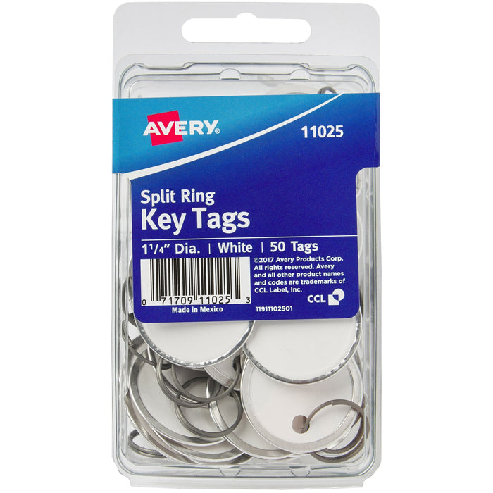 Avery&reg; Metal Rim Key Tags - AVE11025