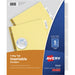 Avery&reg; Big Tab Insertable Dividers - Reinforced Gold Edge - AVE11110 Avery