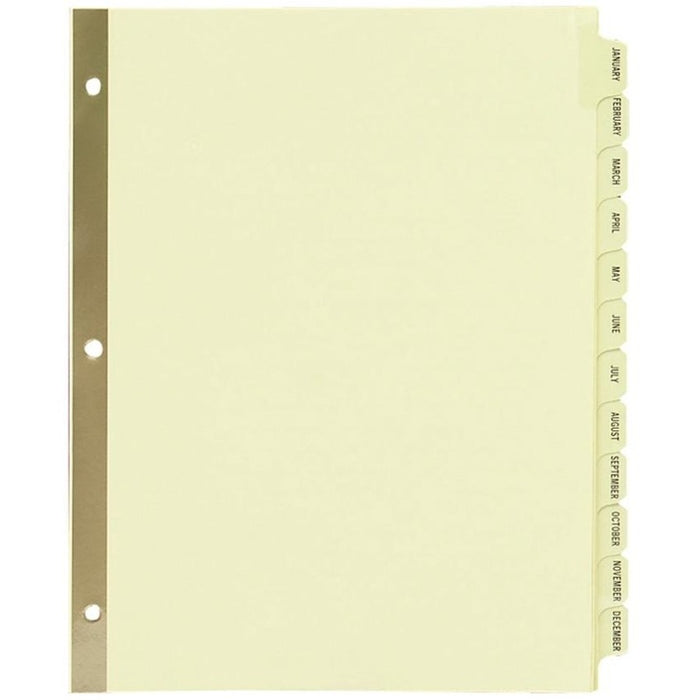 Avery&reg; Laminated Dividers - Gold Reinforced - AVE11307