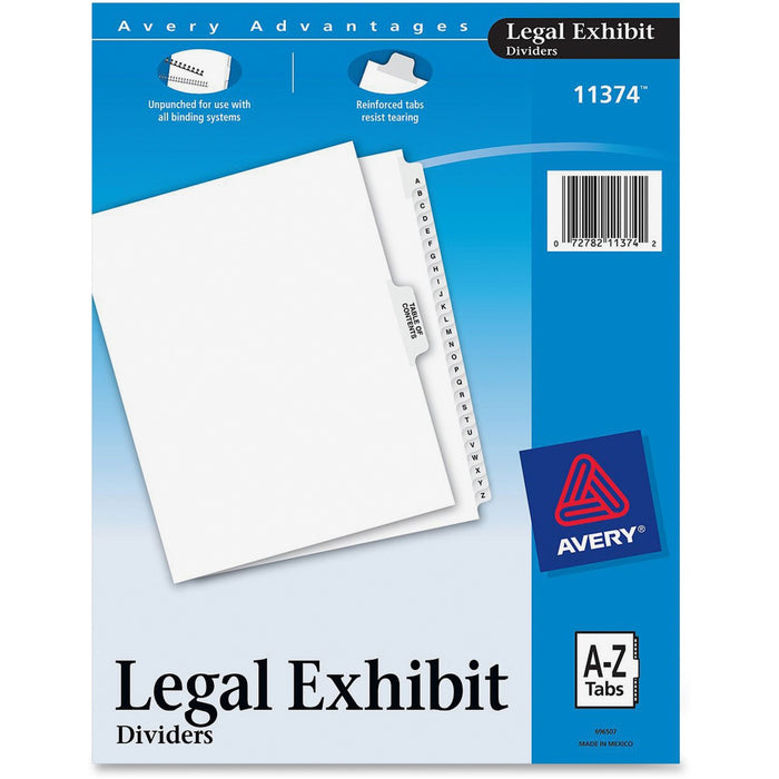 Avery&reg; Premium Collated Legal Exhibit Dividers with Table of Contents Tab - Avery Style - AVE11374