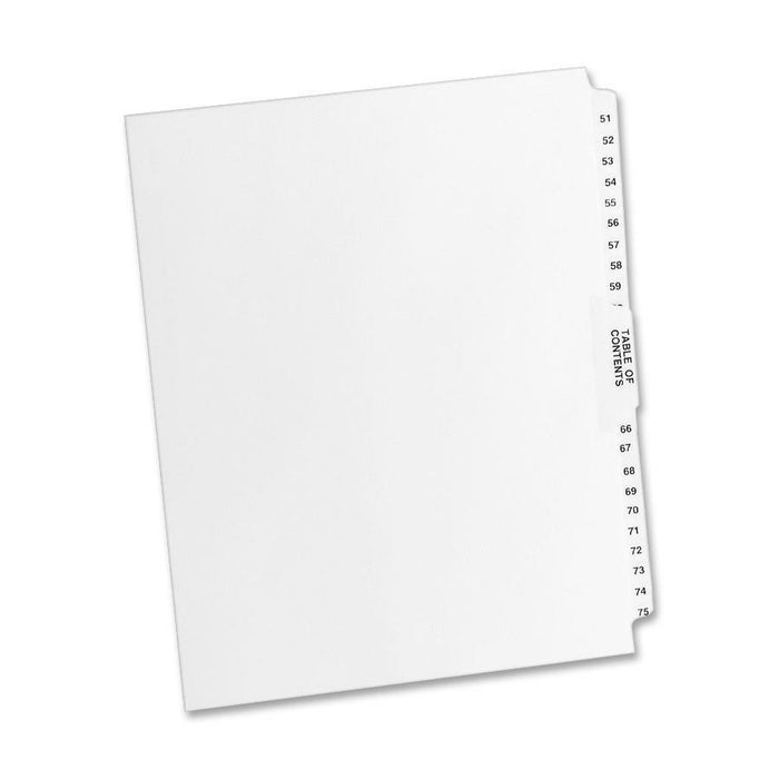 Avery&reg; Premium Collated Legal Exhibit Dividers with Table of Contents Tab - Avery Style - AVE11396