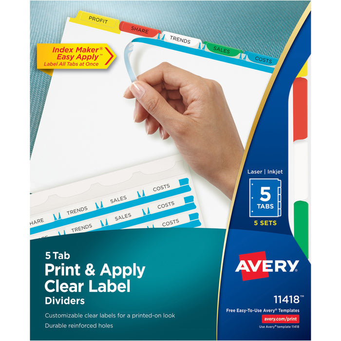 Avery&reg; Index Maker Index Divider - AVE11418