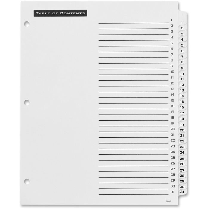 Avery&reg; Table 'N Tabs Daily Dividers - AVE11680
