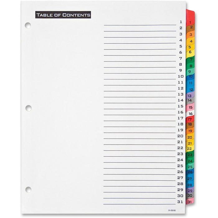 Avery&reg; Table 'N Tabs Daily Dividers - AVE11681