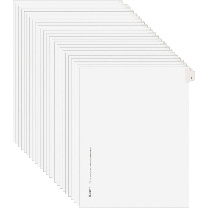 Avery&reg; Individual Legal Exhibit Dividers - Avery Style - Unpunched - AVE11911