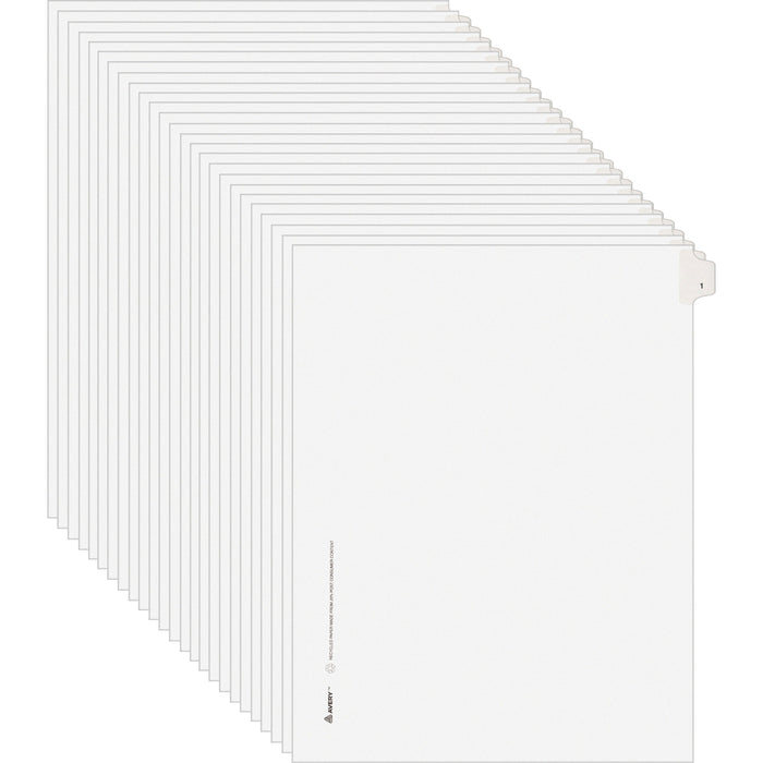 Avery&reg; Individual Legal Exhibit Dividers - Avery Style - Unpunched - AVE11911 Avery