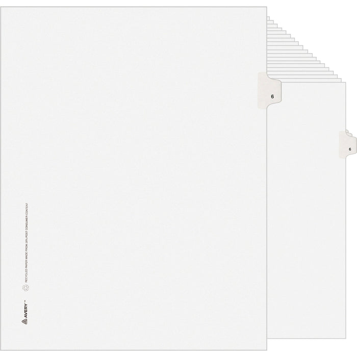 Avery&reg; Individual Legal Exhibit Dividers - Avery Style - Unpunched - AVE11916