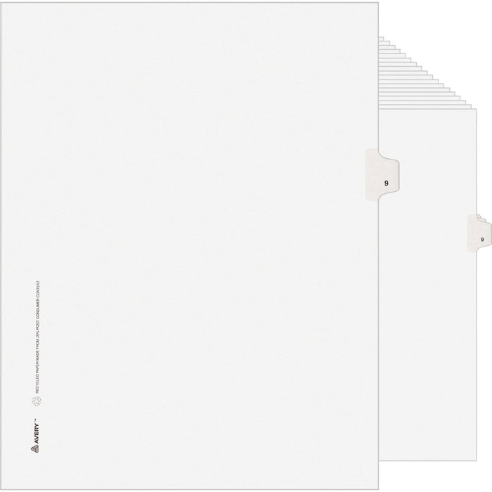 Avery&reg; Individual Legal Exhibit Dividers - Avery Style - Unpunched - AVE11919