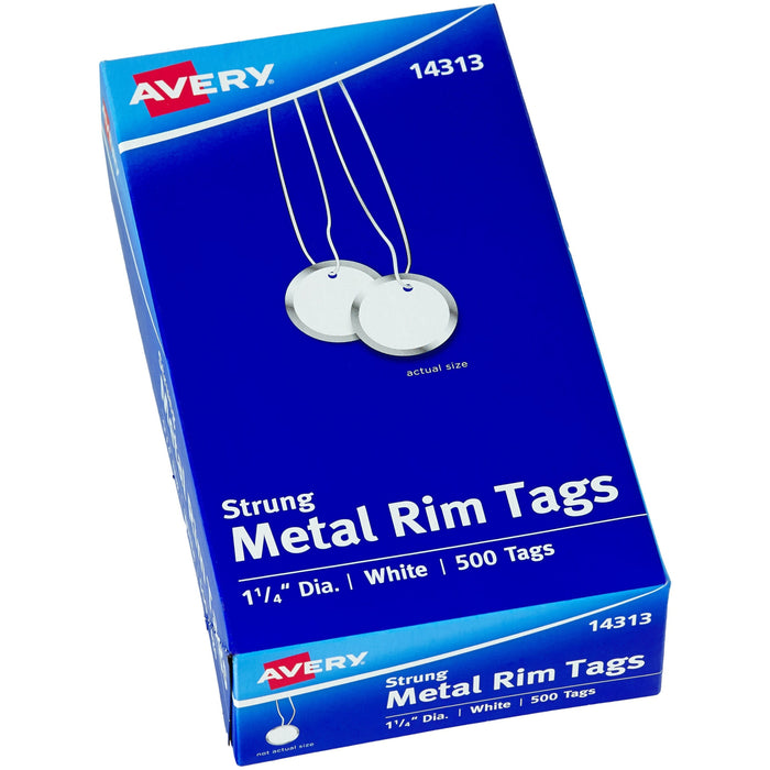 Avery&reg; Metal Rim Key Tags - AVE14313
