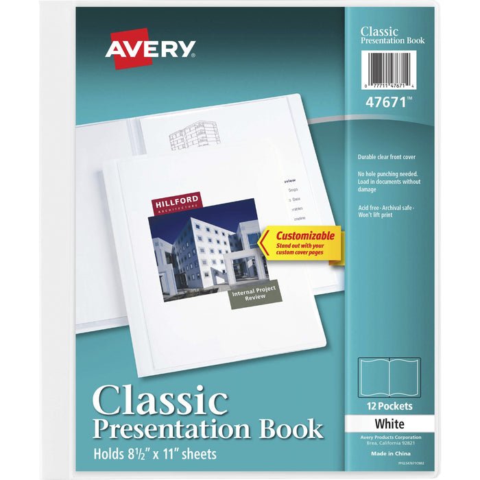 Avery&reg; White Presentation Book - AVE47671