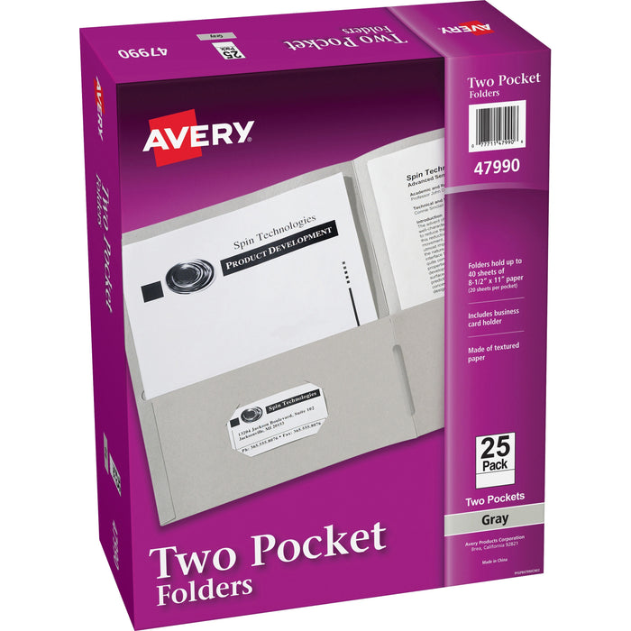 Avery&reg; Letter Pocket Folder - AVE47990