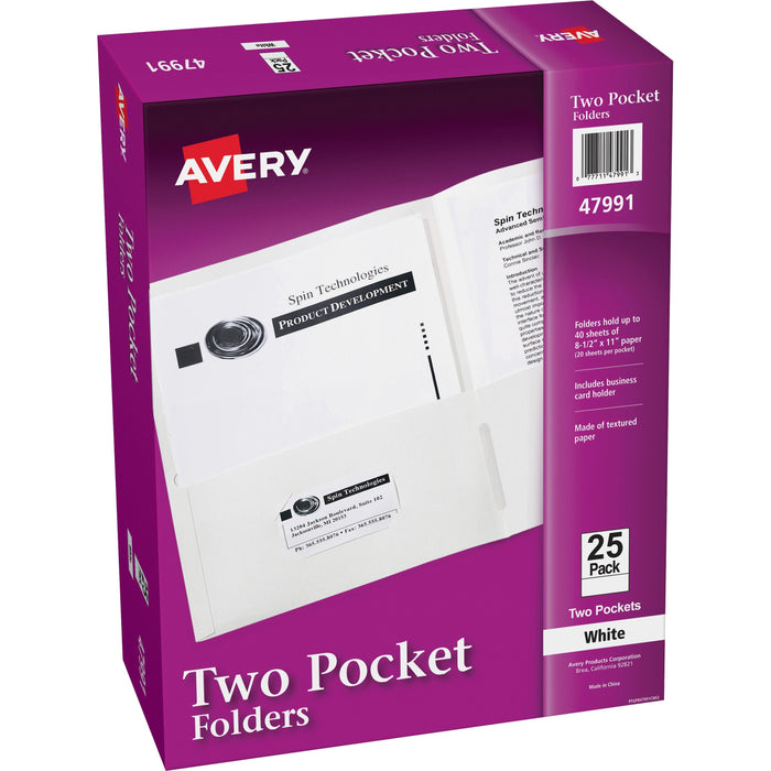Avery&reg; Letter Pocket Folder - AVE47991