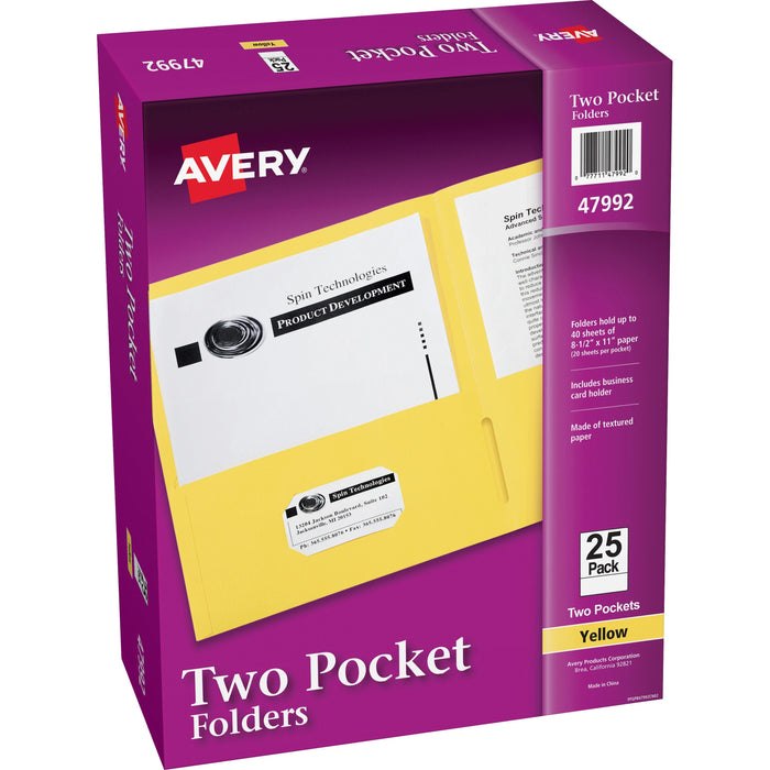 Avery&reg; Letter Pocket Folder - AVE47992
