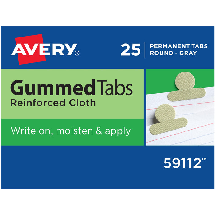 Avery&reg; Gummed Round Index Tabs - AVE59112