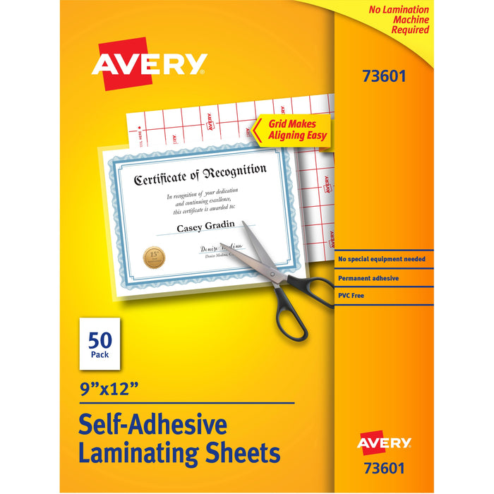 Avery&reg; Self-Adhesive Lamination - AVE73601