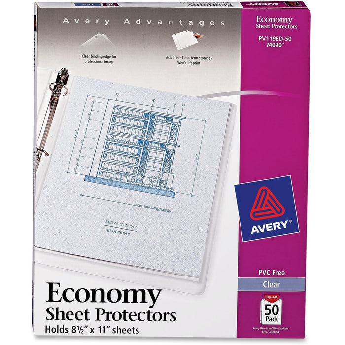 Avery&reg; Economy-Weight Sheet Protectors - AVE74090