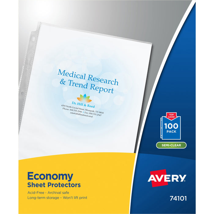 Avery&reg; Economy-Weight Sheet Protectors - AVE74101