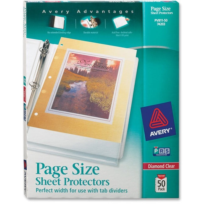 Avery&reg; Page Size Sheet Protectors - AVE74203