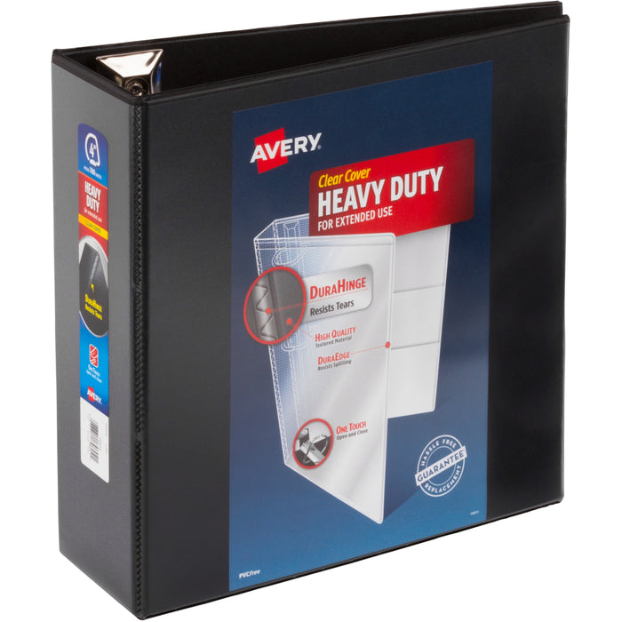 Avery&reg; Heavy-Duty View Black 4" Binder (79604) - AVE79604