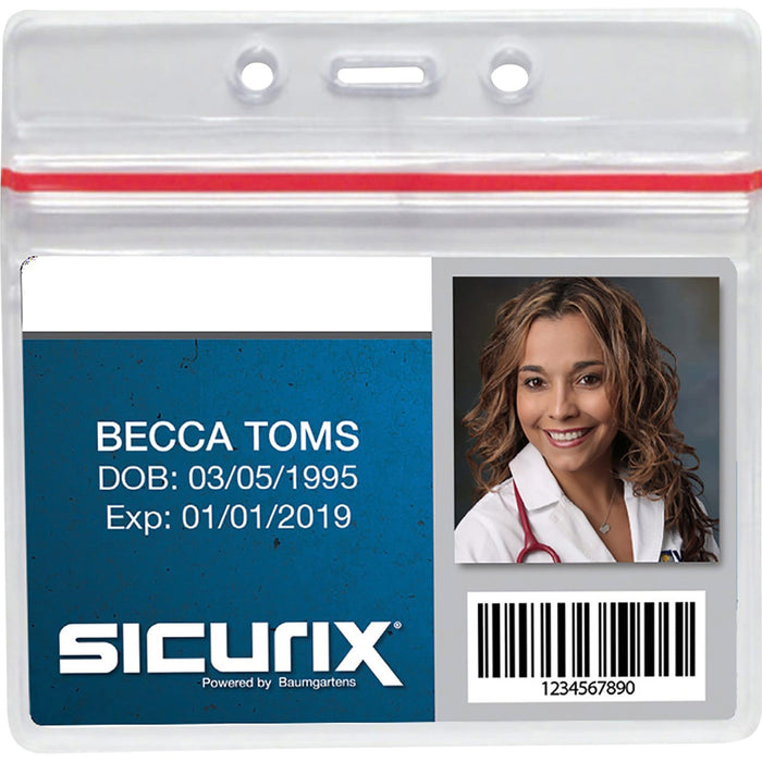 SICURIX Sealable ID Badge Holder - BAU47830