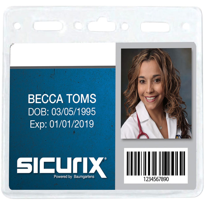 SICURIX ID Badge Holder - Horizontal - BAU67830