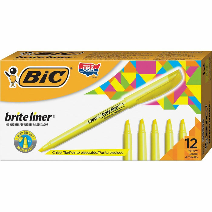 BIC Brite Liner Highlighters - BICBL11YW
