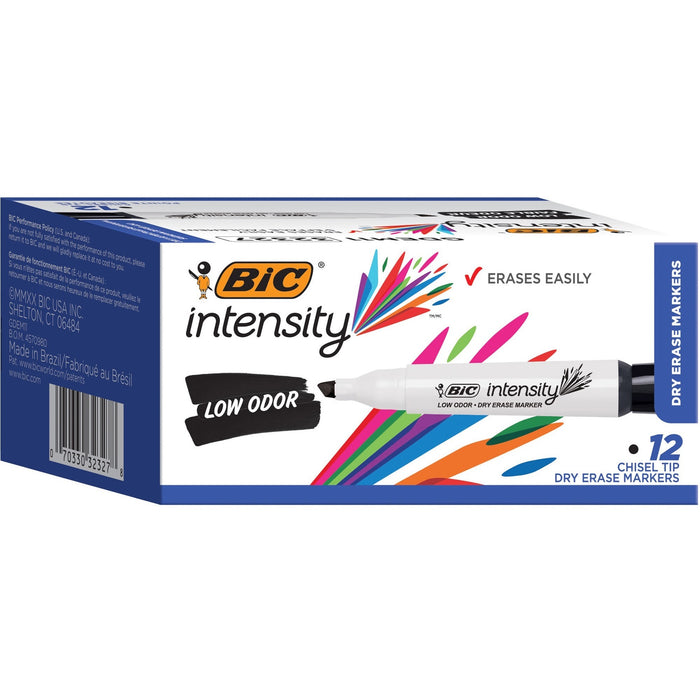 BIC Intensity Low Odor Dry Erase Markers - BICGDEM11BK