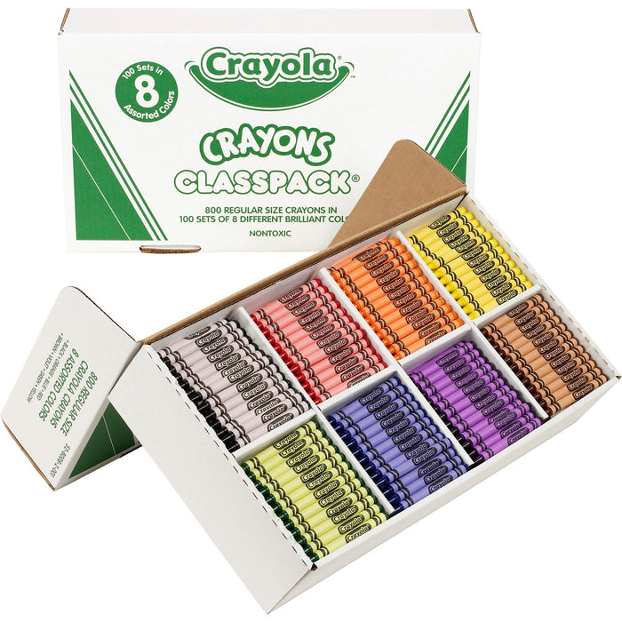 Crayola 8-Color Crayon Classpack - CYO528008