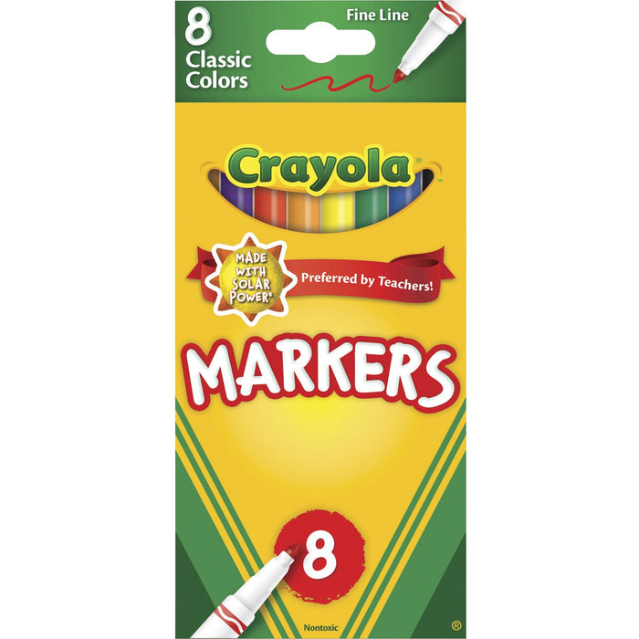 Crayola Fine Tip Classic Markers - CYO587709