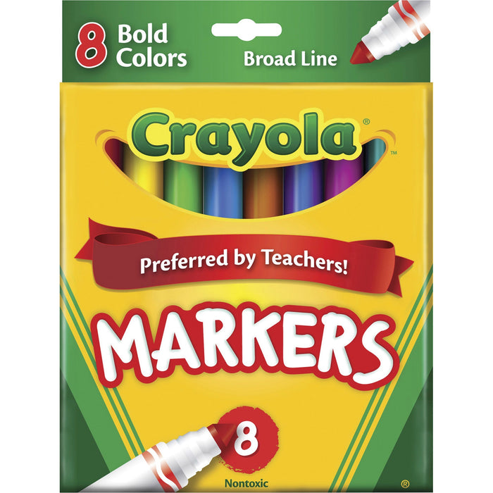 Crayola Regular Bold Colors Broad Line Markers - CYO587732