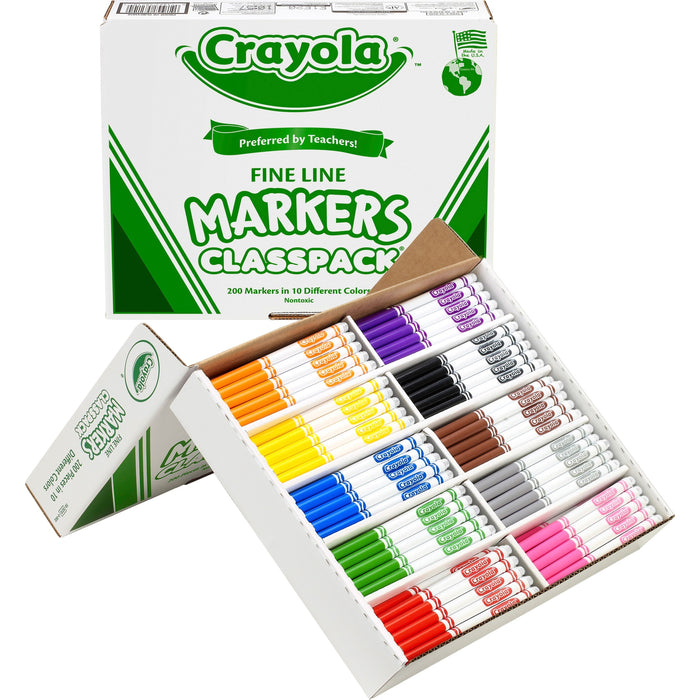 Crayola 10-Color Marker Classpack - CYO588210