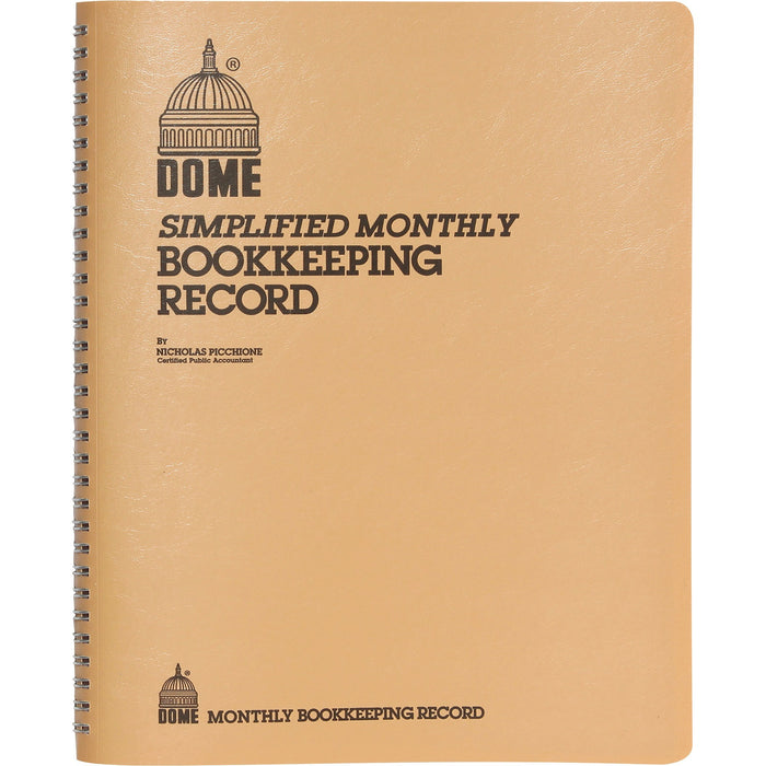 Dome Bookkeeping Record Book - DOM612