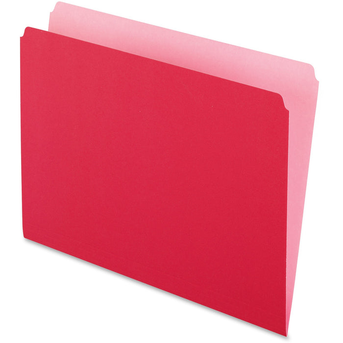 Pendaflex Letter Recycled Top Tab File Folder - PFX152RED
